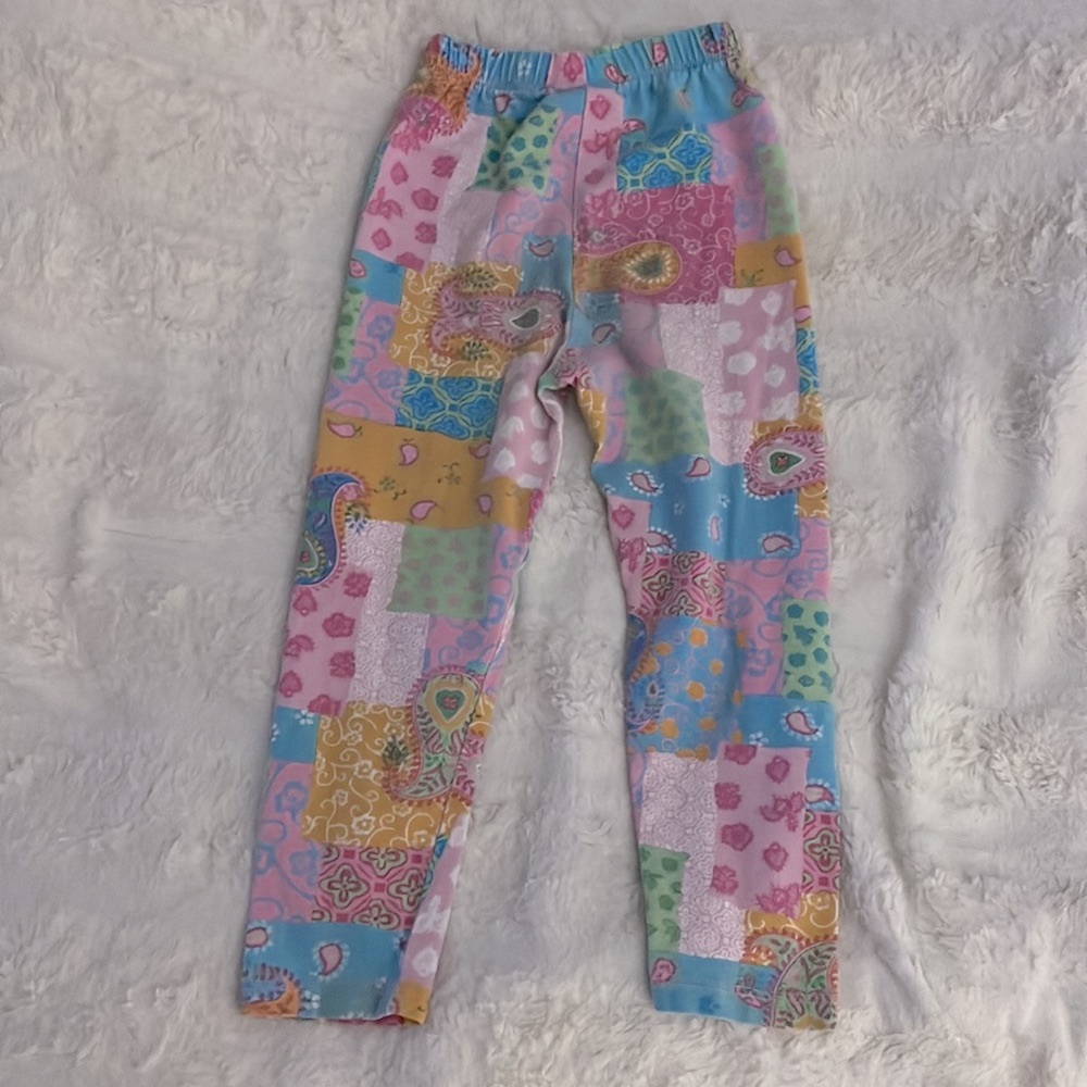 GIRLS PAISLEY PRINT MATCHING LONG SLEEVE SET - Picture 5 of 8